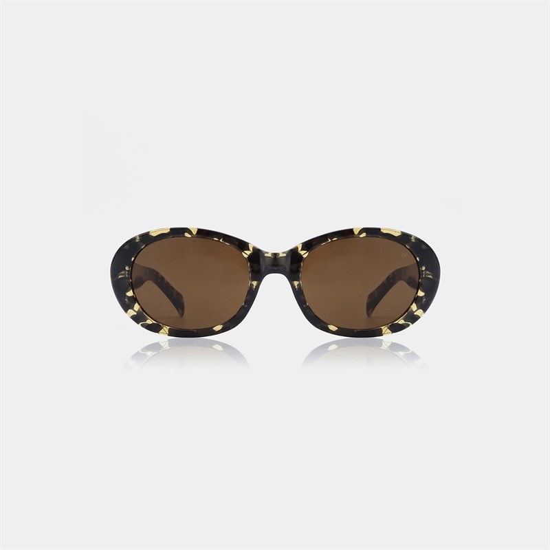 A Kjærbede Anma Solbriller Sort/Yellow Tortoise - Billede 3