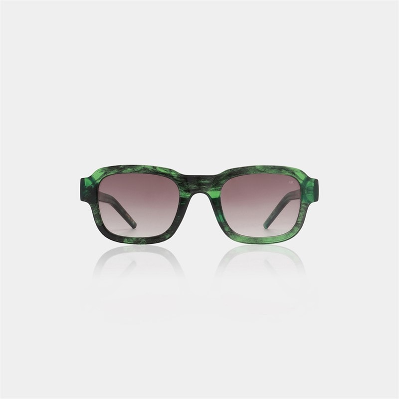 A Kjærbede Halo Solbriller Green Marble Transparent - Billede 3