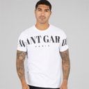 Avant Garde Herre Kryptisk T-Shirt Hvid