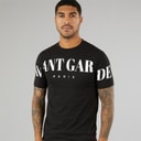 Avant Garde Herre Kryptisk T-Shirt Sort