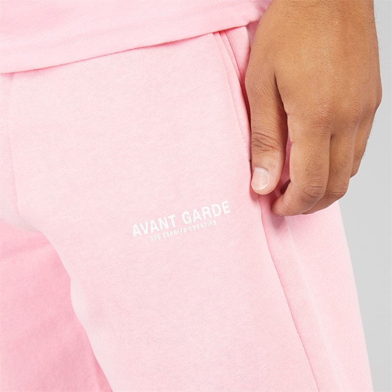 Avant Garde Herre Kreative Shorts Afslappet Pasform Bubblegum Pink - Billede 3