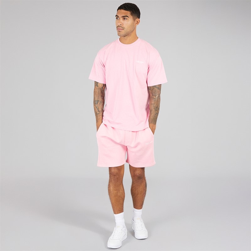 Avant Garde Herre Kreative Shorts Afslappet Pasform Bubblegum Pink - Billede 4