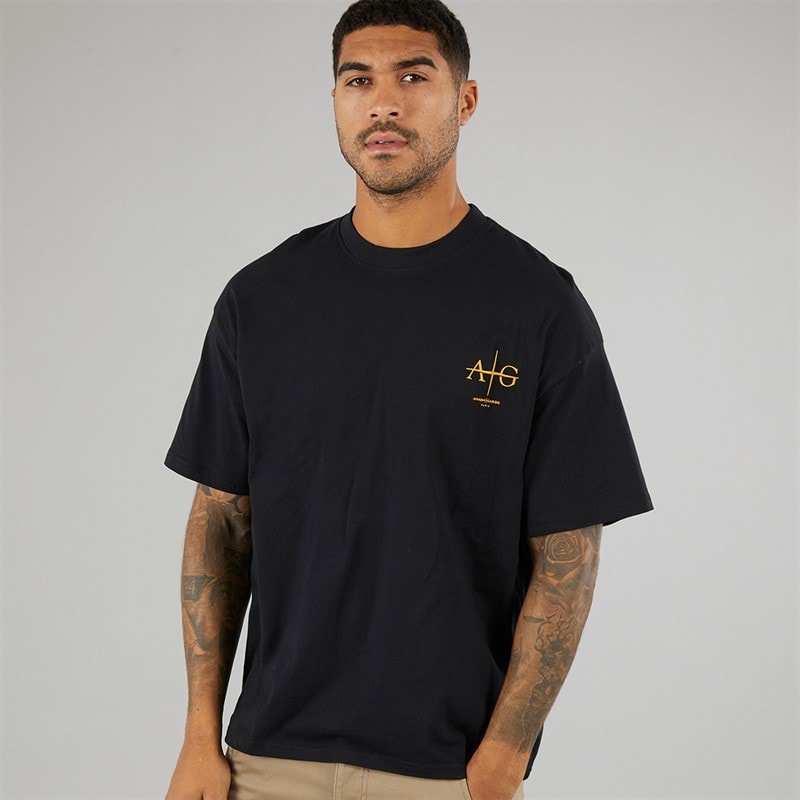 Avant Garde Herre Ailes T-shirts Sort - Billede 1