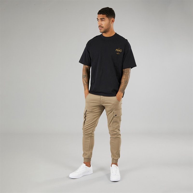 Avant Garde Herre Ailes T-shirts Sort - Billede 4