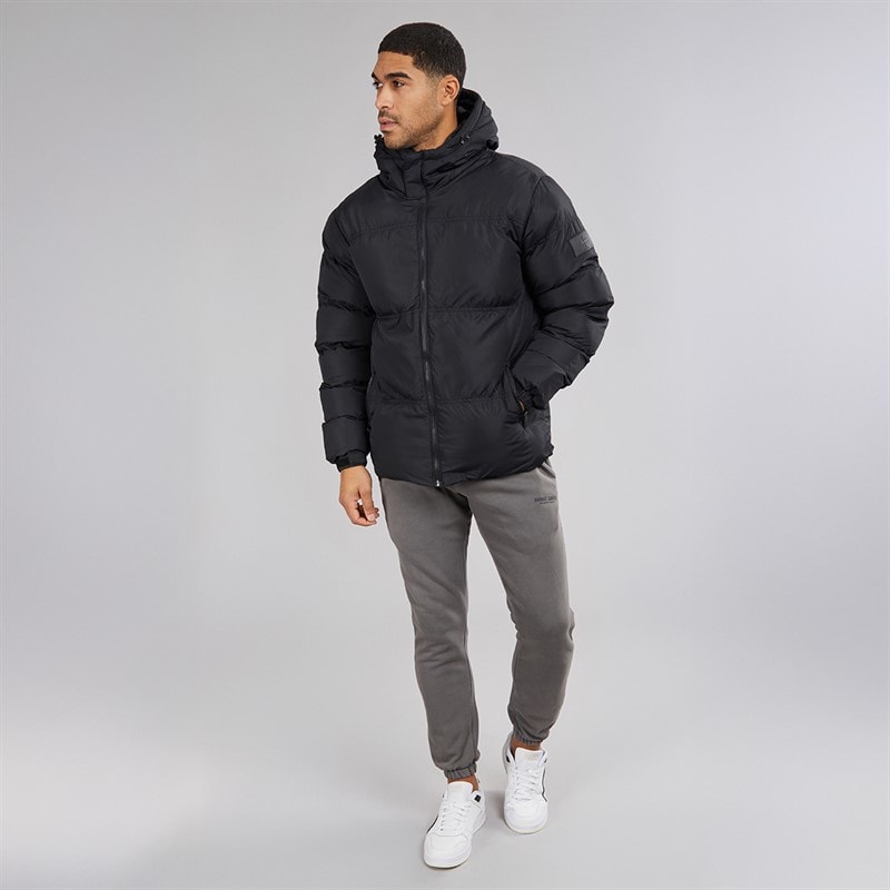 Avant Garde Herre Rawlins Puffer Jakke Sort - Billede 4