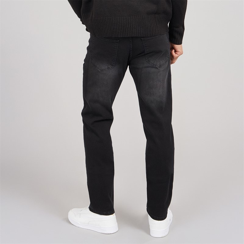 Avant Garde Herre Harlow Jeans Med Lige Ben Sort - Billede 2
