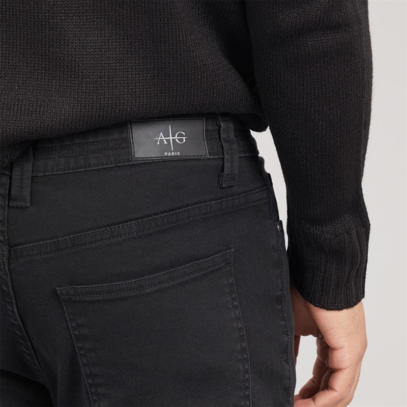 Avant Garde Herre Harlow Jeans Med Lige Ben Sort - Billede 3