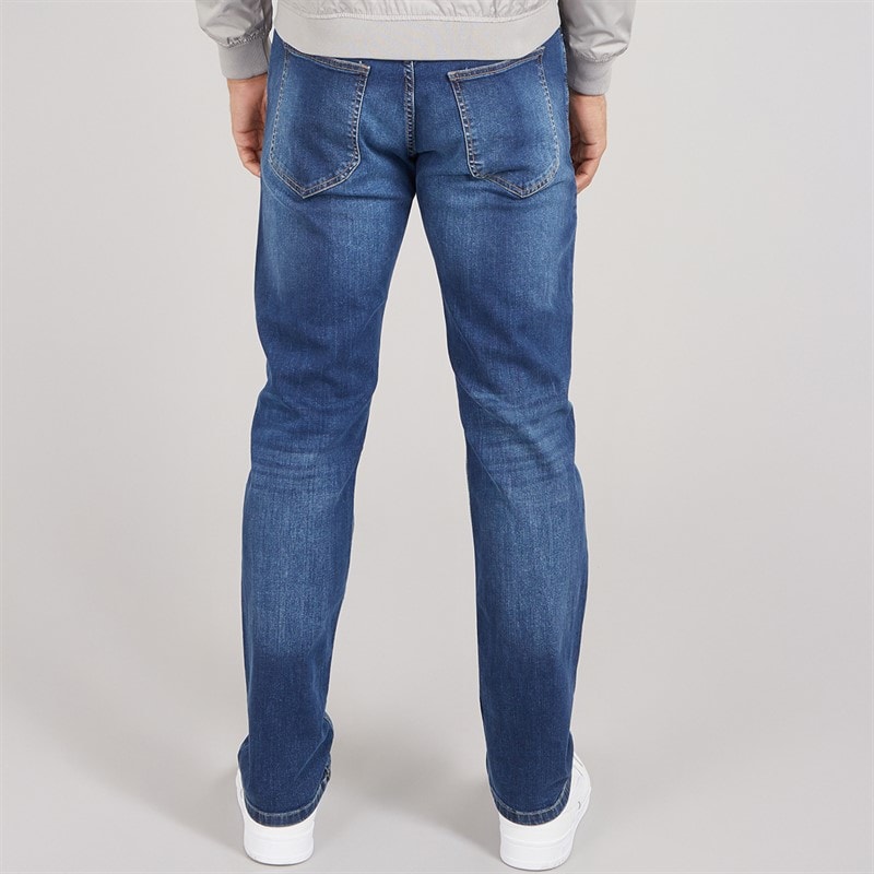 Avant Garde Herre Harlow Jeans Med Lige Ben Blå - Billede 2