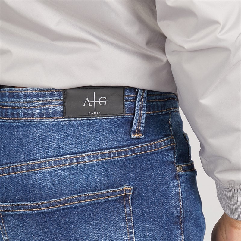 Avant Garde Herre Harlow Jeans Med Lige Ben Blå - Billede 3