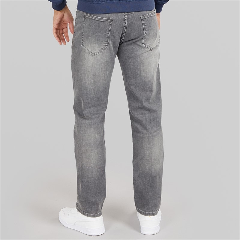 Avant Garde Herre Harlow Jeans Med Lige Ben Grå - Billede 2