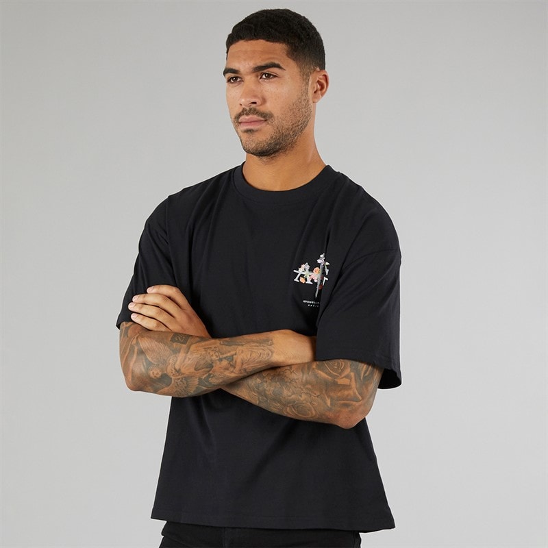 Avant Garde Herre Gradient T-shirts Sort - Billede 2
