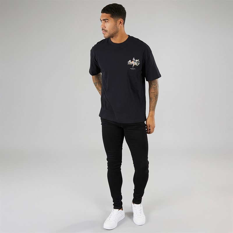 Avant Garde Herre Gradient T-shirts Sort - Billede 4