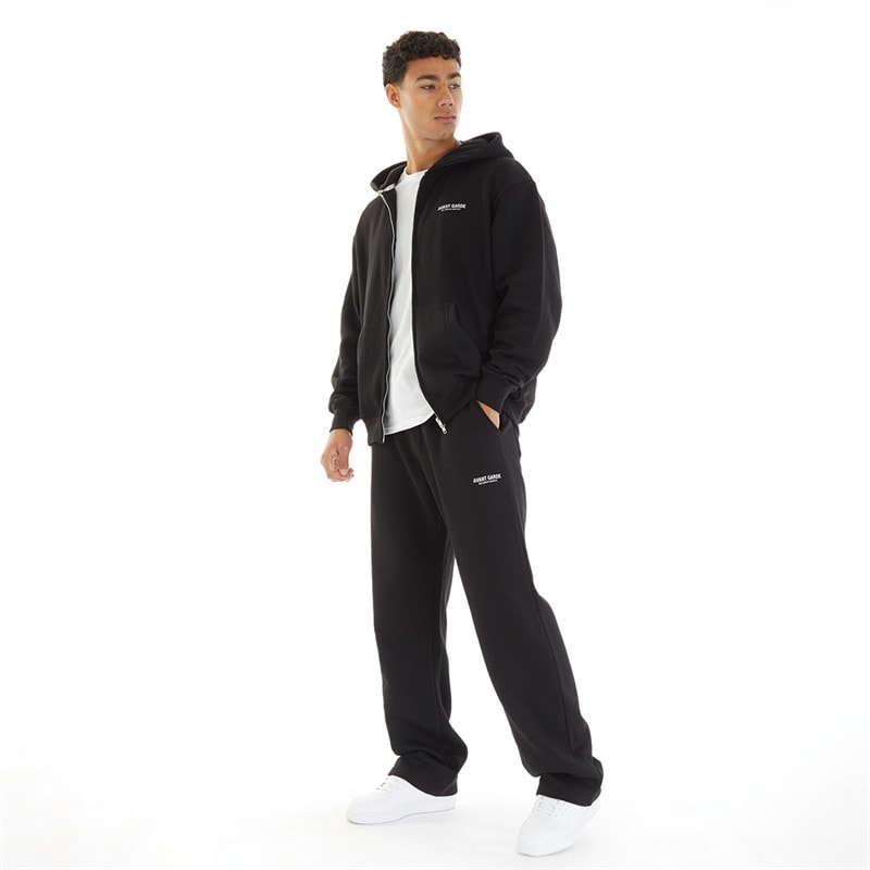 Avant Garde Herre Straight Leg Joggers Sort - Billede 3
