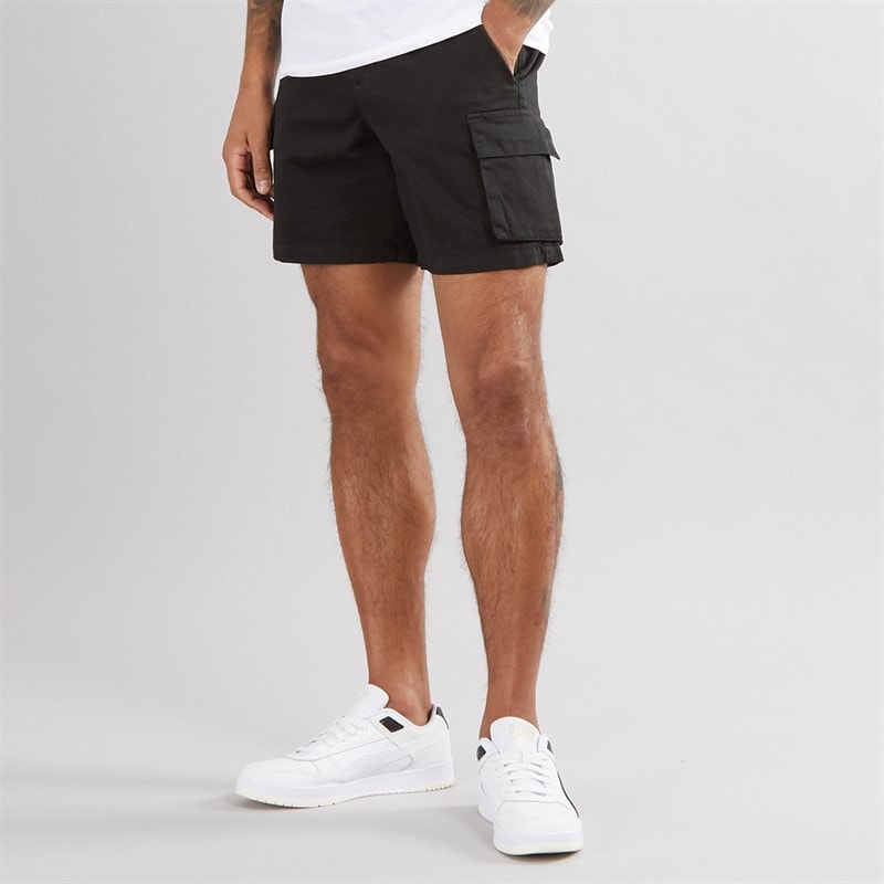 Avant Garde Cargo Shorts Herre Sort - Billede 1