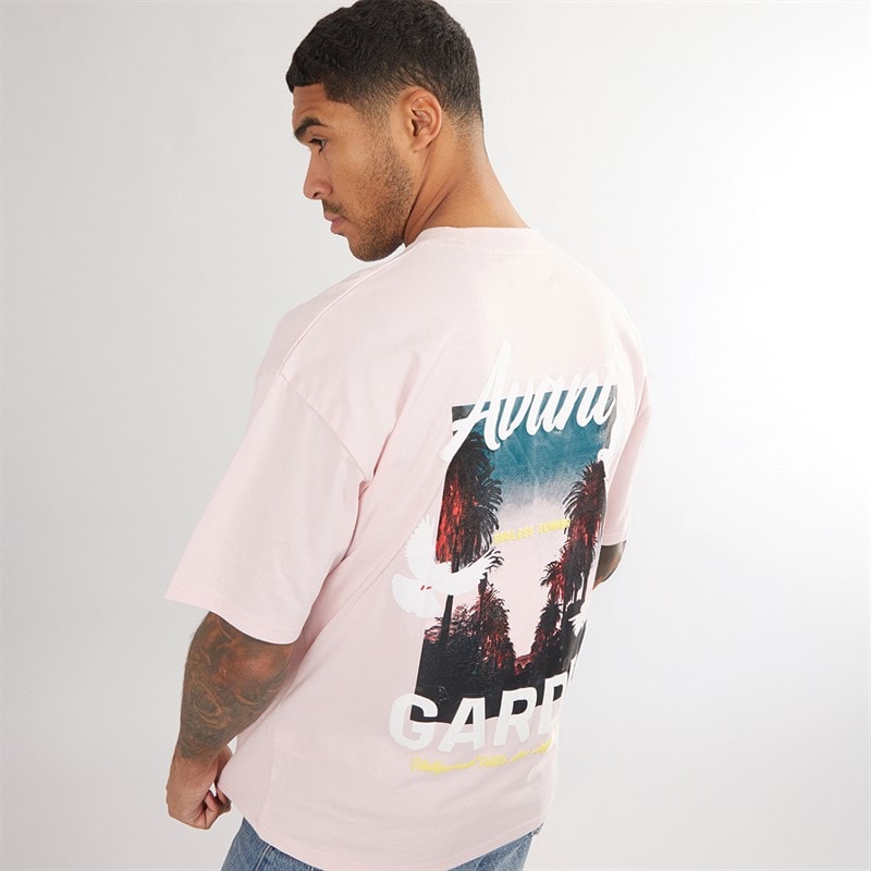 Avant Garde Herre Endless T-Shirt Pink - Billede 1