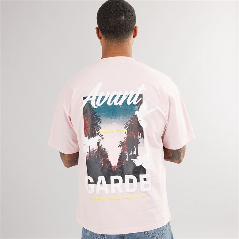 Avant Garde Herre Endless T-Shirt Pink - Billede 3