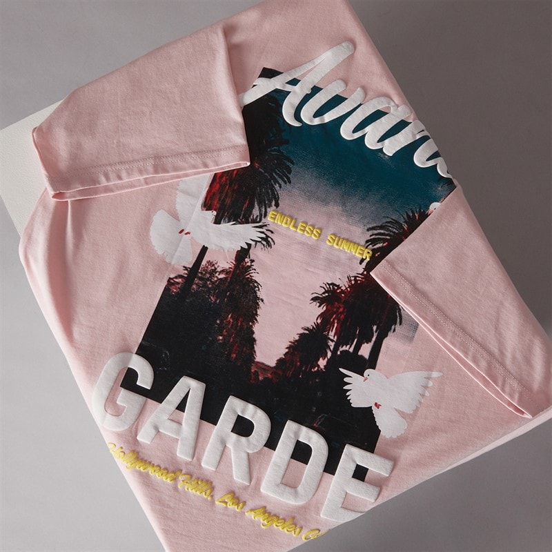 Avant Garde Herre Endless T-Shirt Pink - Billede 5