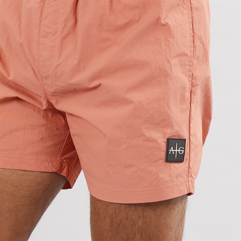 Avant Garde Herre Farris Crinkle Badebukser Brændt Orange - Billede 3
