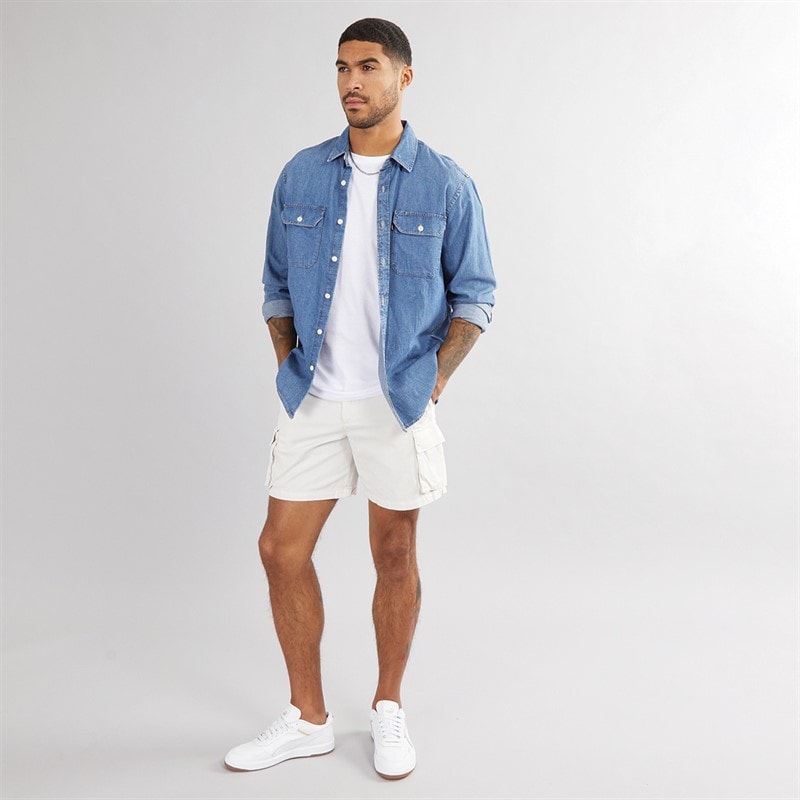 Avant Garde Herre Cargo Shorts Nimbus Sky - Billede 3