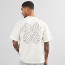 Avant Garde Herre Emblem T-shirt Off White