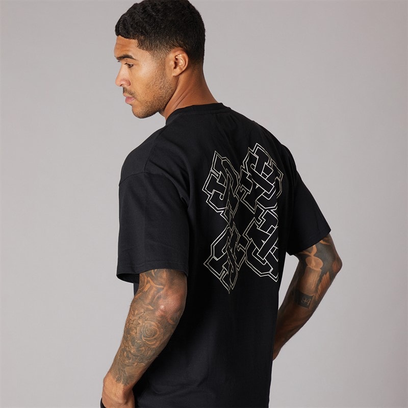 Avant Garde Herre Emblem T-shirt Sort - Billede 2