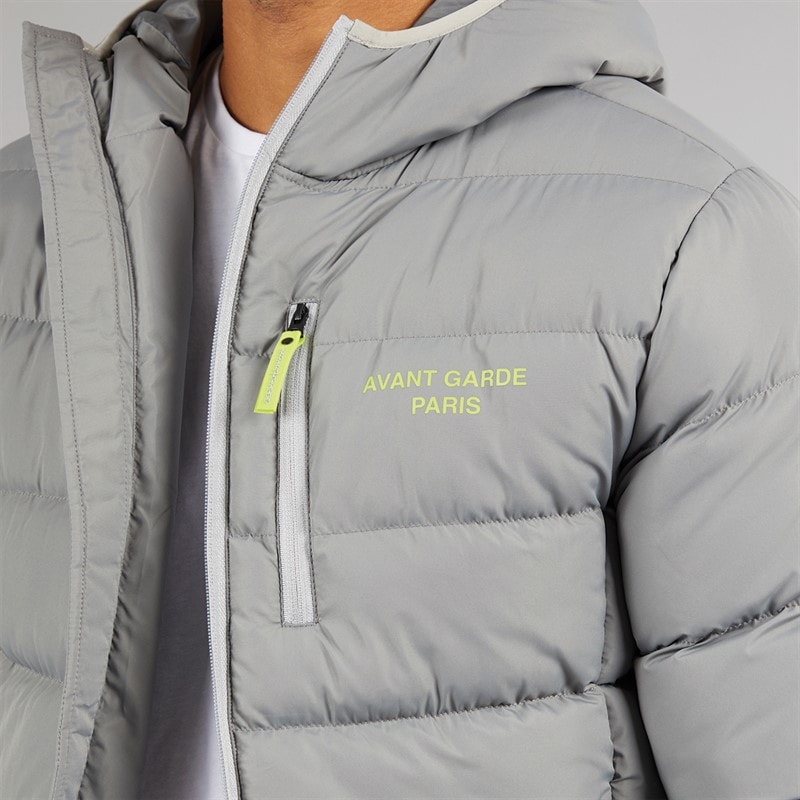 Avant Garde Herre Thor Puffer Jakke Slate - Billede 3