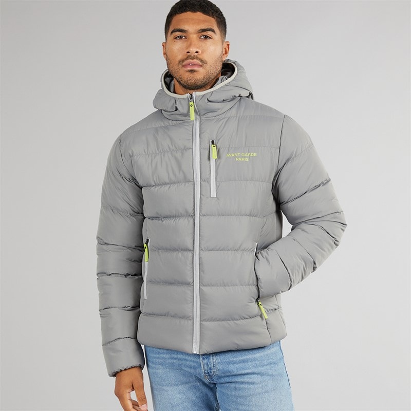 Avant Garde Herre Thor Puffer Jakke Slate - Billede 4