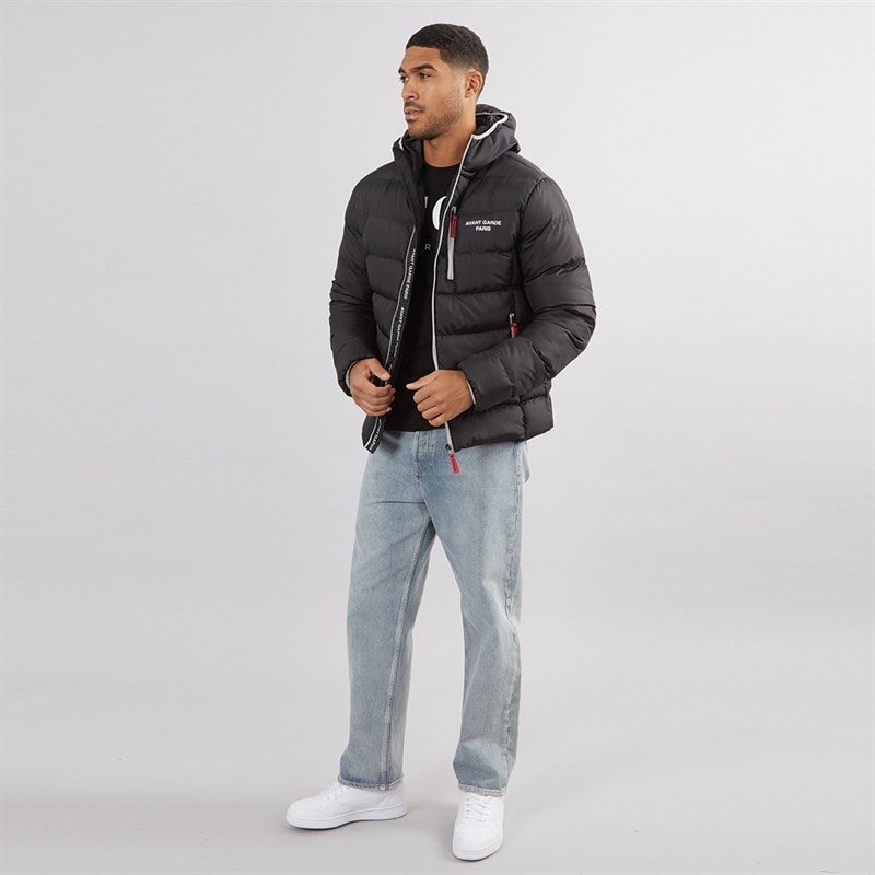 Avant Garde Herre Thor Puffer Jakke Sort - Billede 3