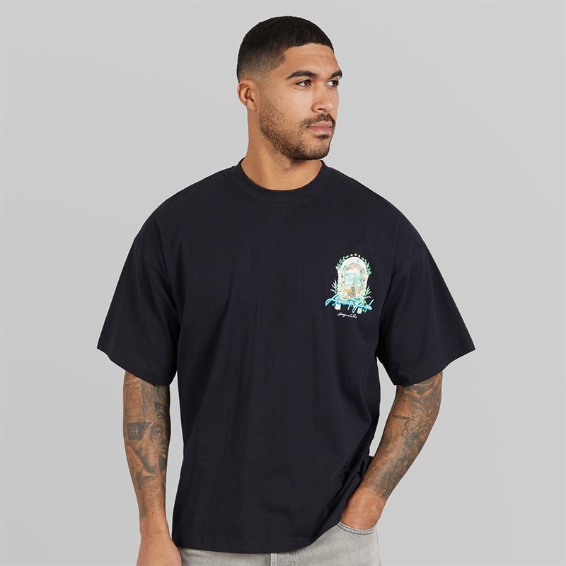 Avant Garde Herre Windows T-shirt Sort - Billede 2