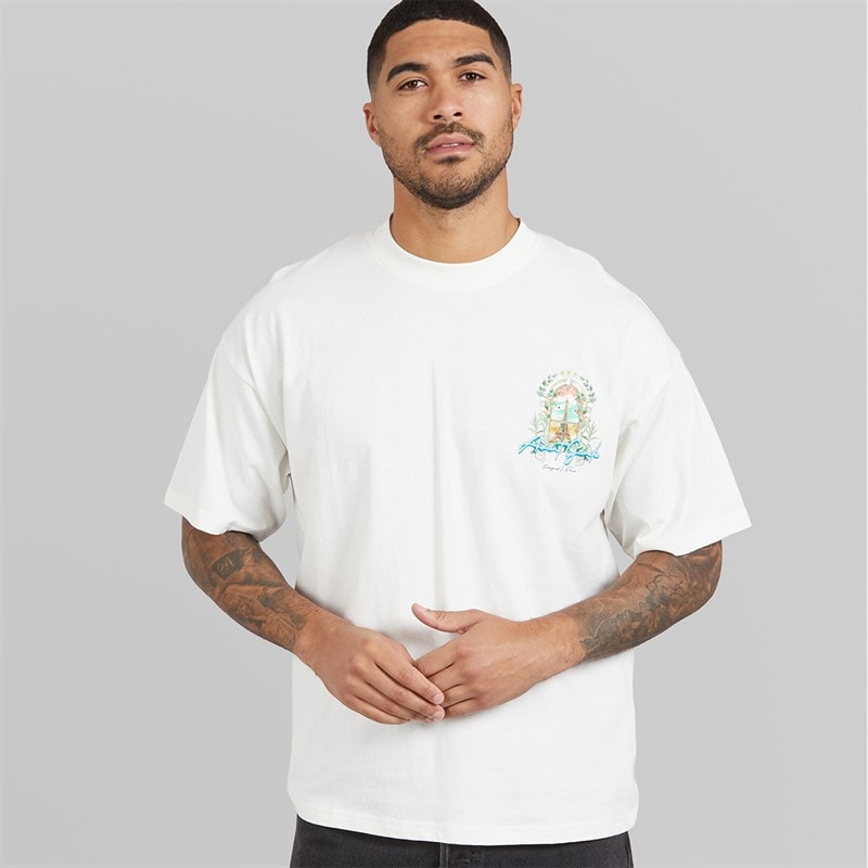 Avant Garde Herre Windows T-shirt Off White - Billede 2