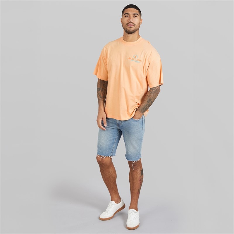 Avant Garde Herre Terræn T-shirt Peach - Billede 4
