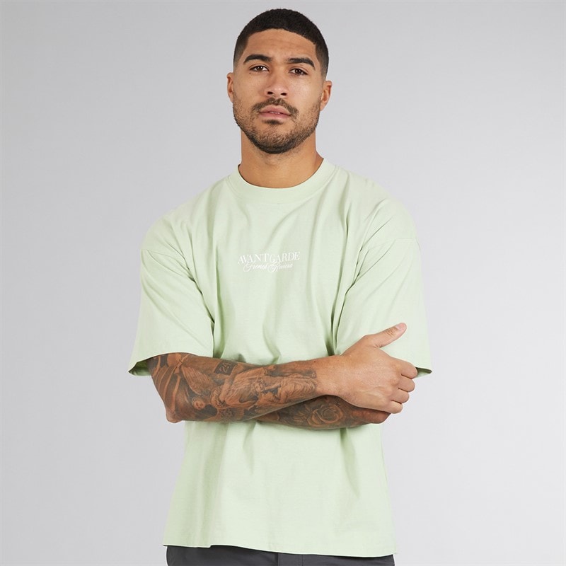 Avant Garde Herre Scape T-shirt Seagrass - Billede 2