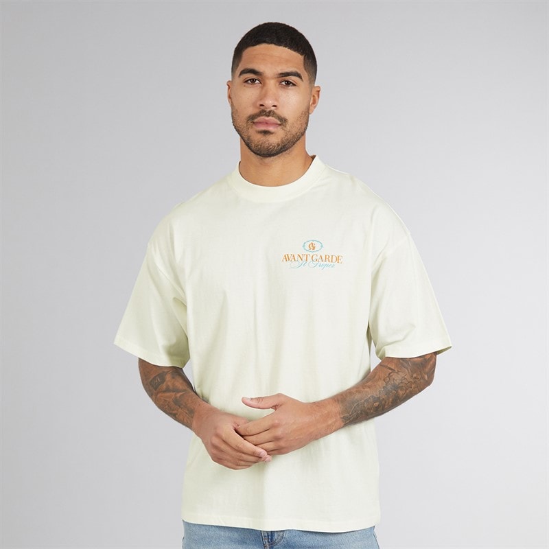 Avant Garde Herre Terræn T-shirt Off White - Billede 2