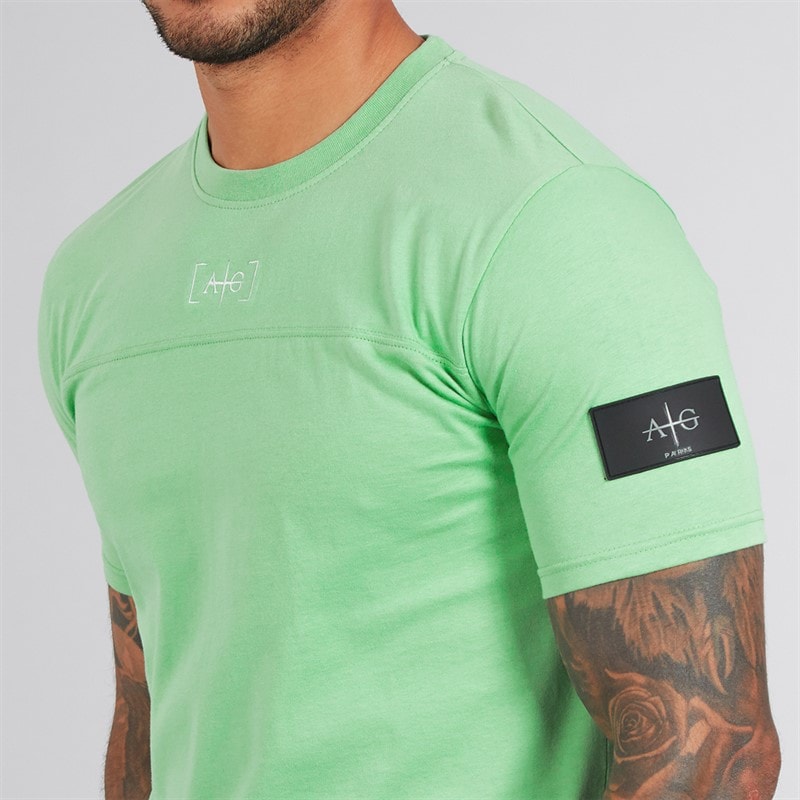 Avant Garde Herre Elation T-shirt og Shorts Sæt Neptune Green - Billede 3