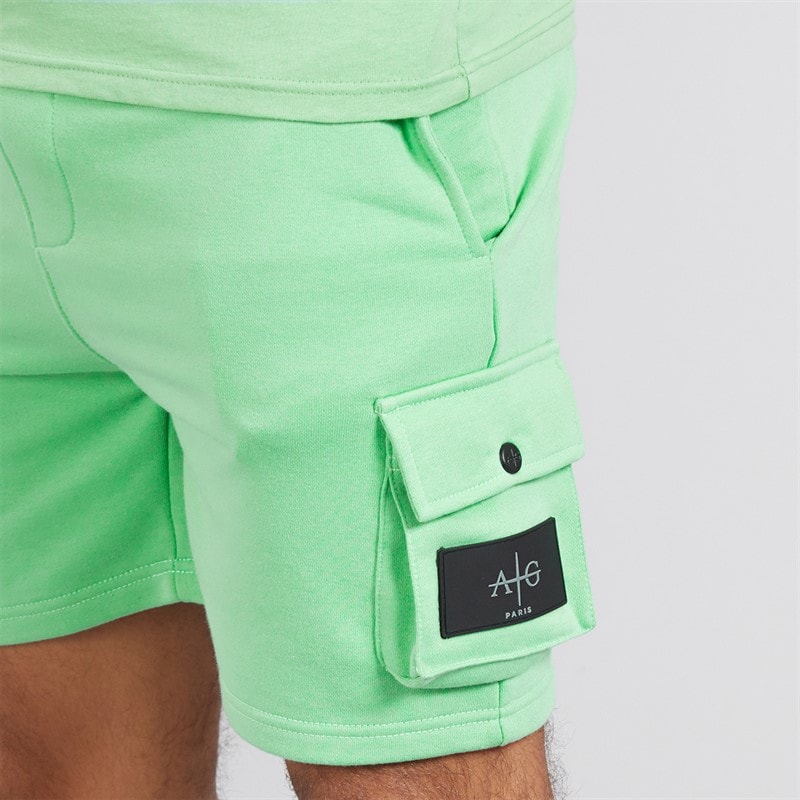 Avant Garde Herre Elation T-shirt og Shorts Sæt Neptune Green - Billede 5