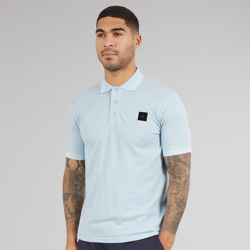Avant Garde Herre Delta Polo Shirt Sky Blue