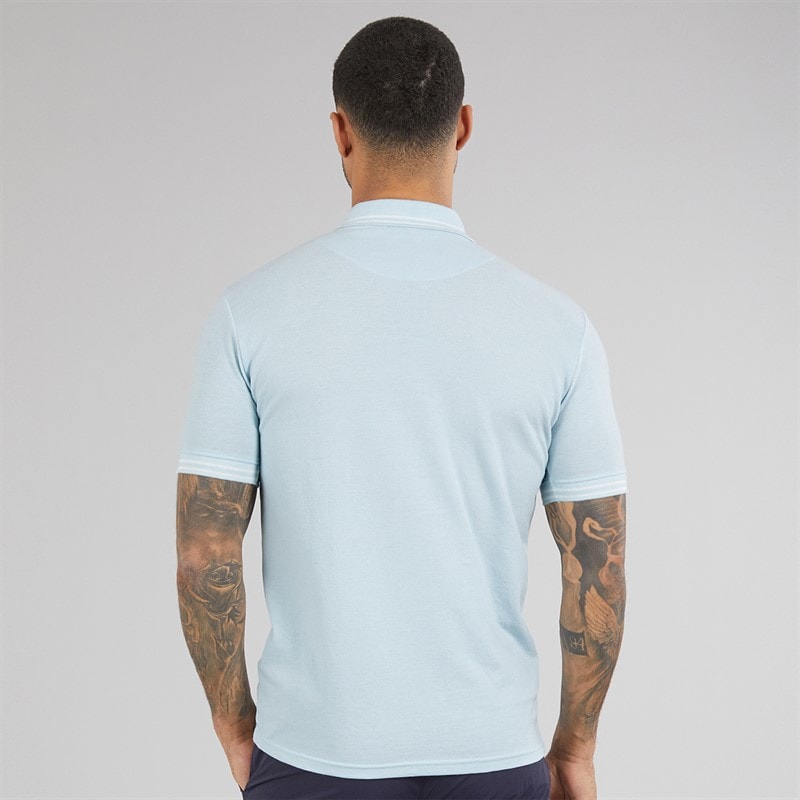 Avant Garde Herre Delta Polo Shirt Sky Blue - Billede 2