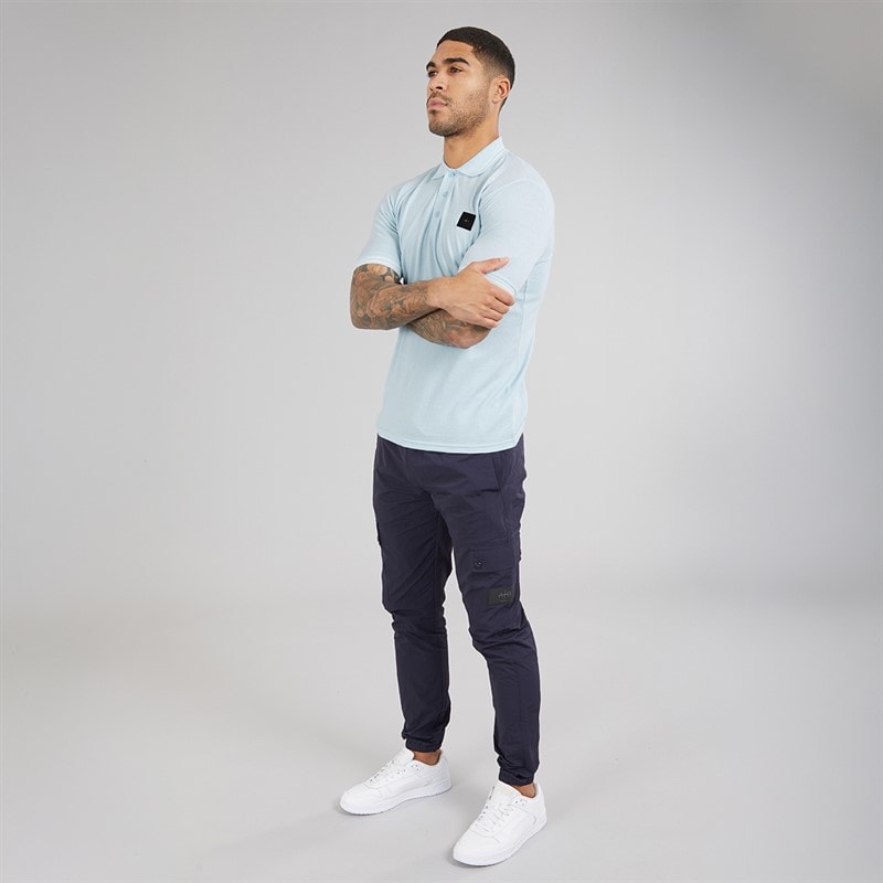 Avant Garde Herre Delta Polo Shirt Sky Blue - Billede 3