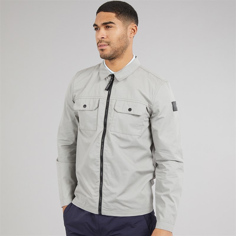 Avant Garde Herre Arden Overshirt Ice Grey - Billede 3