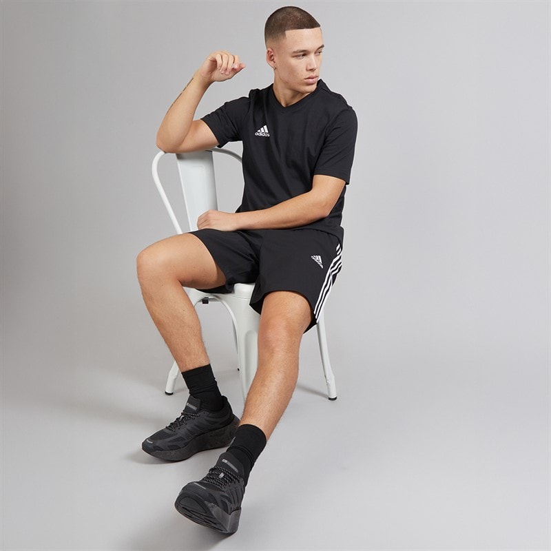 adidas Herre Entrada 22 T-shirts Sort - Billede 4