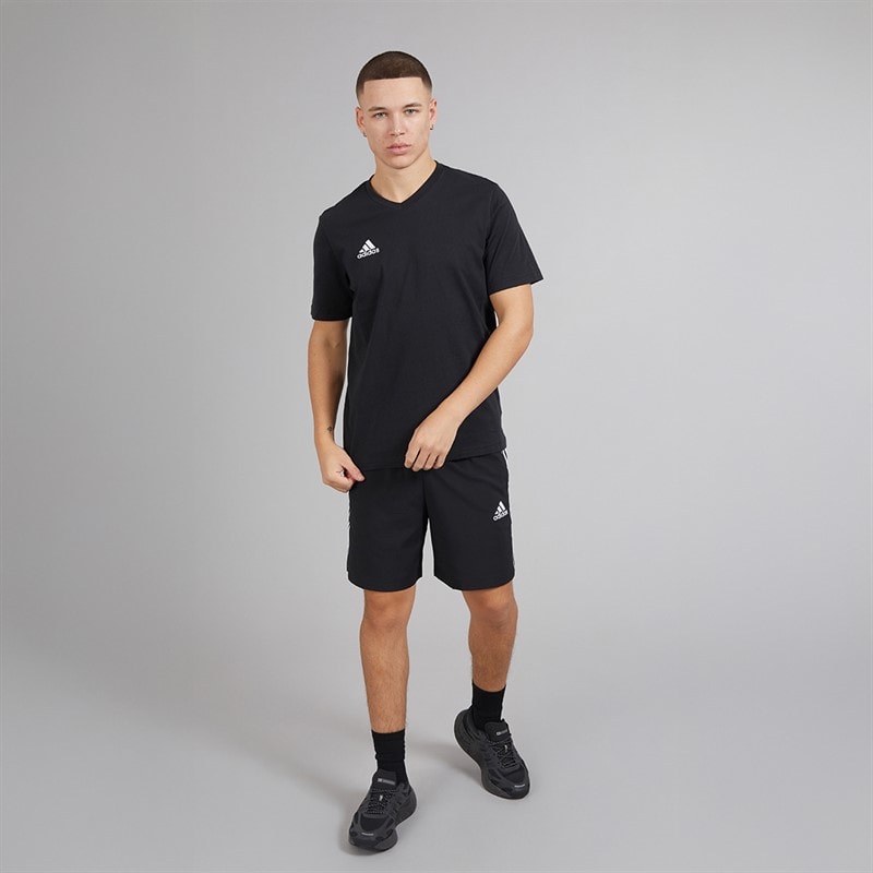 adidas Herre Entrada 22 T-shirts Sort - Billede 5