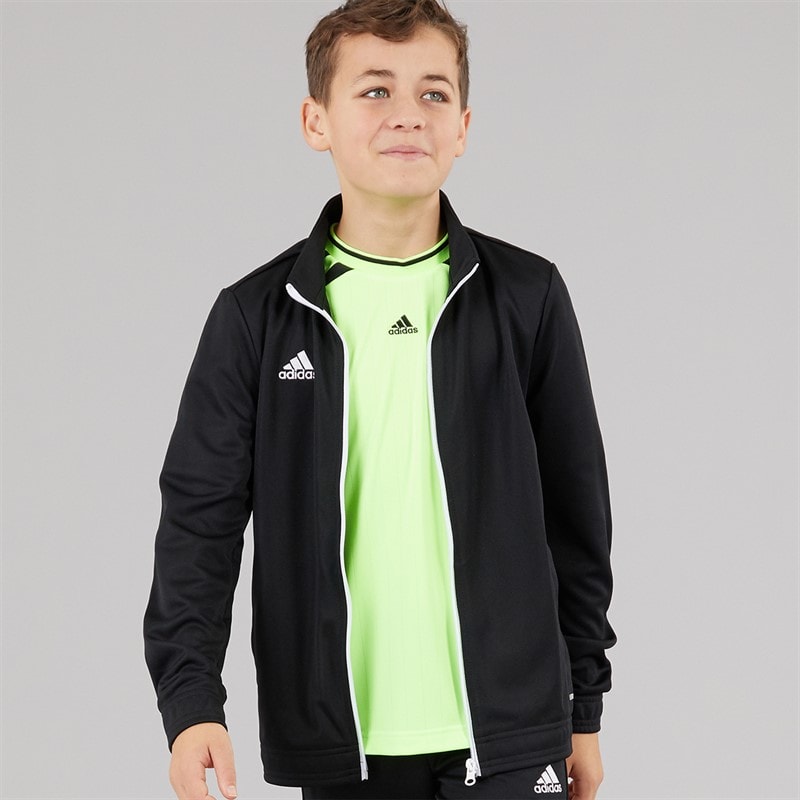 adidas Junior Entrada 22 Poly Træningsjakke Sort - Billede 1