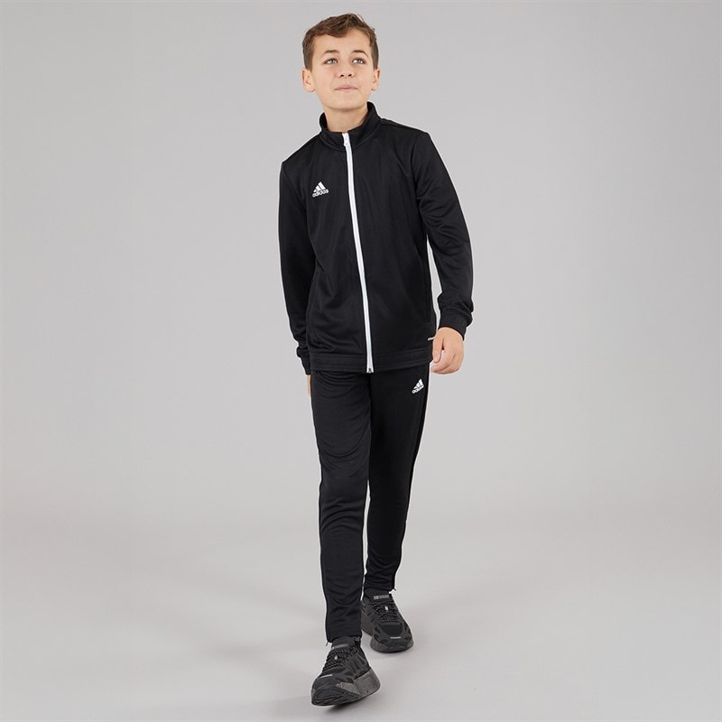adidas Junior Entrada 22 Poly Træningsjakke Sort - Billede 4