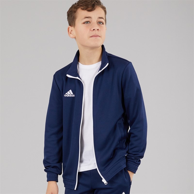 adidas Junior Entrada 22 Poly Træningsjakke Team Navy Blue