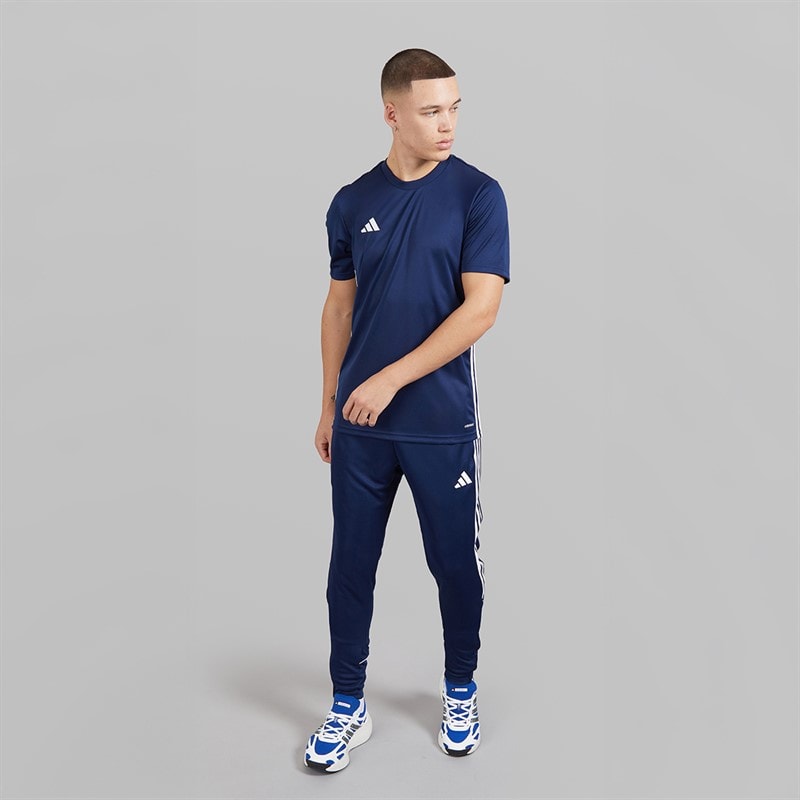 adidas Herre T-shirt Tabela 23 Navy Blue/Hvid - Billede 4