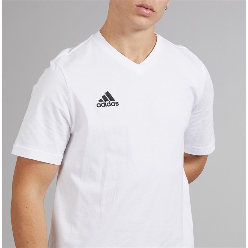 adidas Herre Entrada 22 T-shirts Hvid - Billede 3