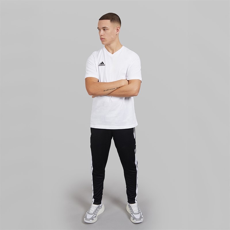 adidas Herre Entrada 22 T-shirts Hvid - Billede 4