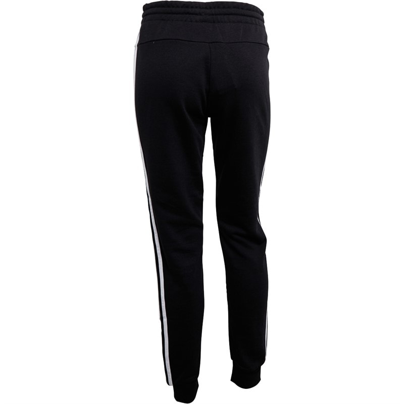 adidas Dame Essentials 3-Stripes French Terry Bukser Sort/Hvid - Billede 3