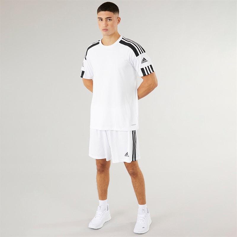 adidas Herre Squadra 21 Shorts Hvid/Sort - Billede 4