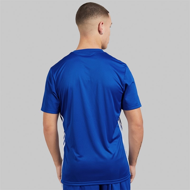 adidas Herre Tabela 23 T-shirt Royal Blue/Hvid - Billede 2
